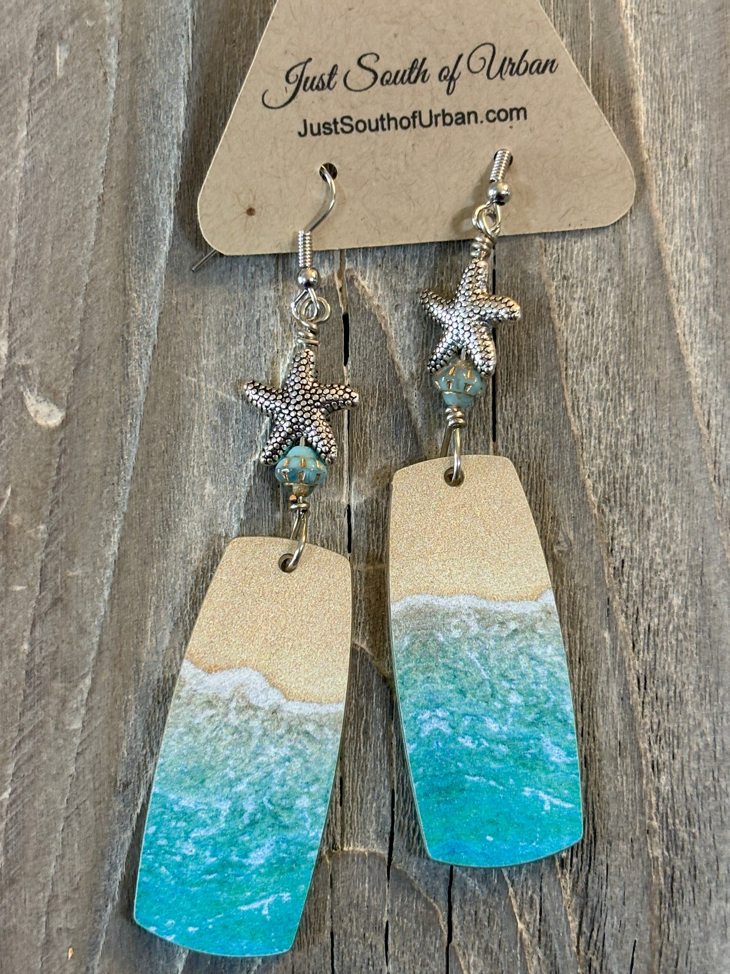 Starfish Earrings 3.5 Inches Light Weight, Summer Earrings
