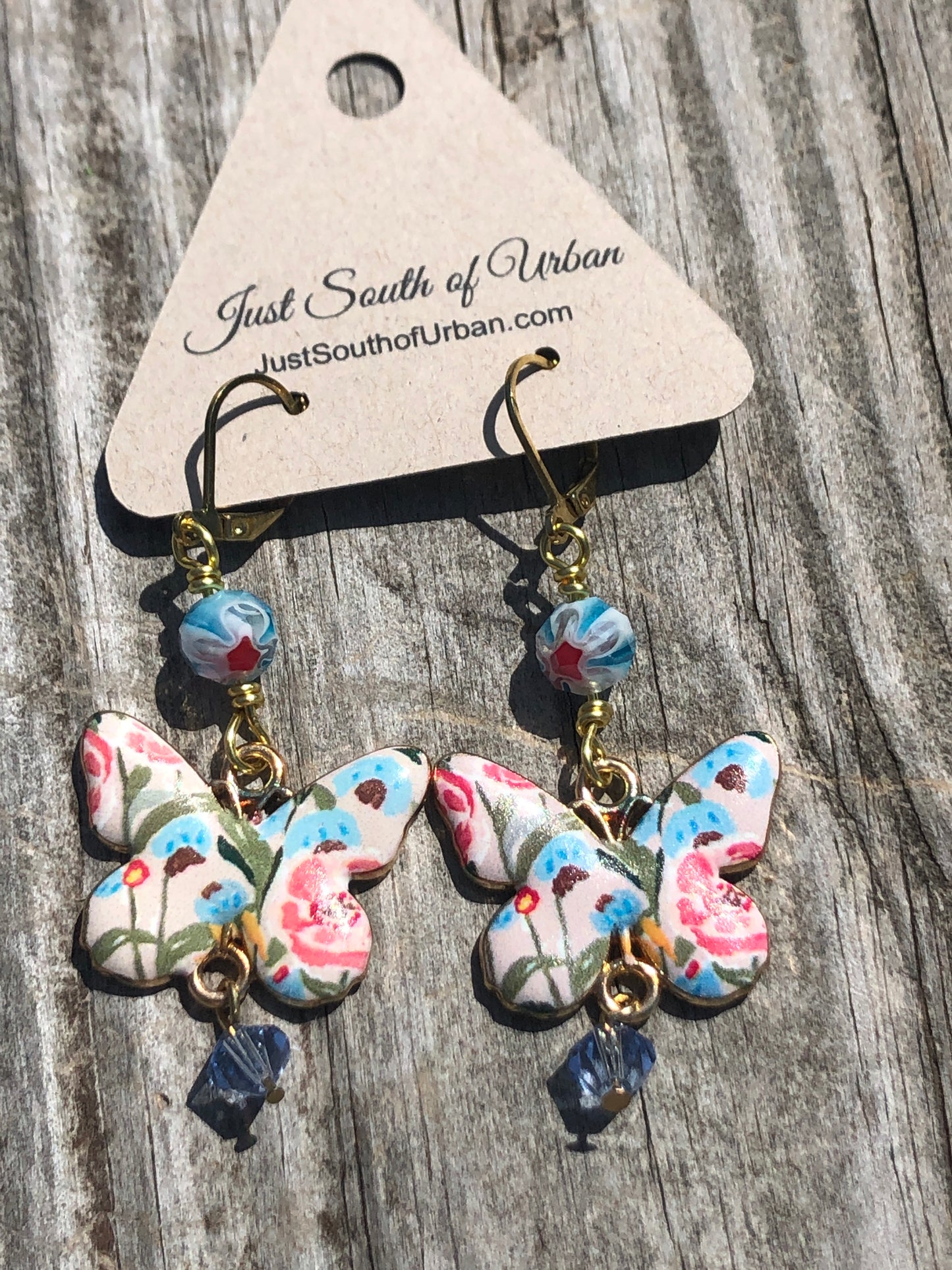 Butterfly Dangle Earrings... You CHOOSE your Favorite Styles, 7 to Choose From