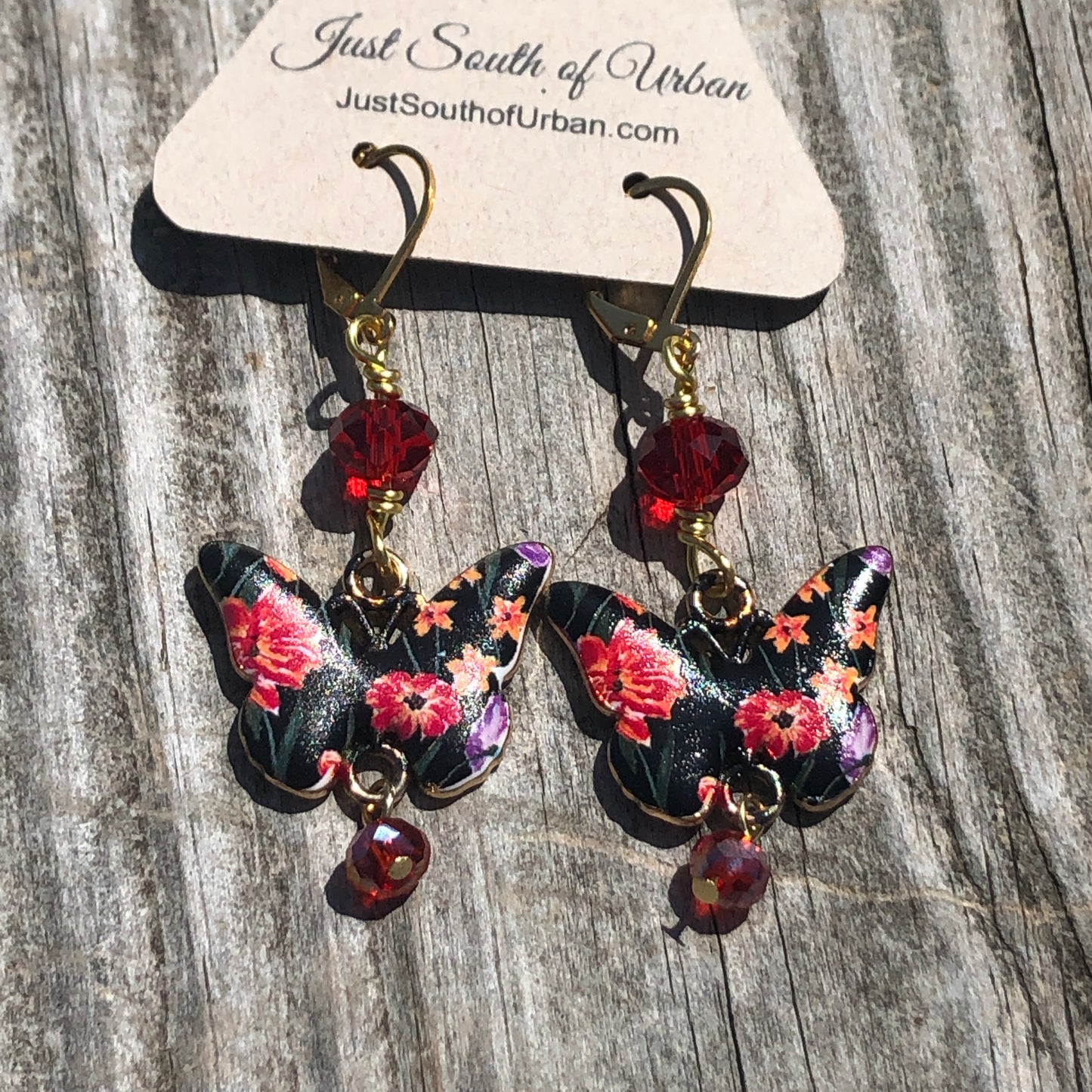 Butterfly Dangle Earrings... You CHOOSE your Favorite Styles, 7 to Choose From