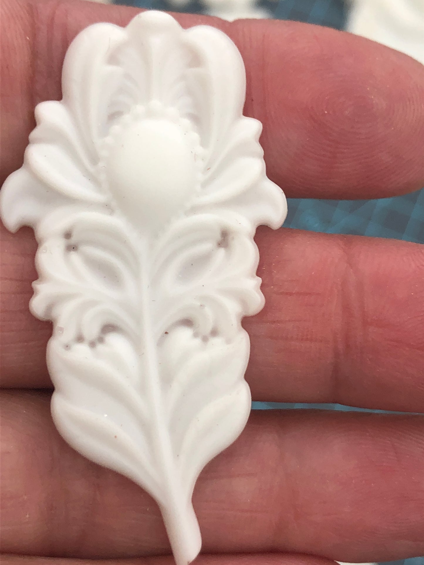 LOT of 12, Pre-Cast Mould, Resin, Feathers, Postage Stamps, Clocks