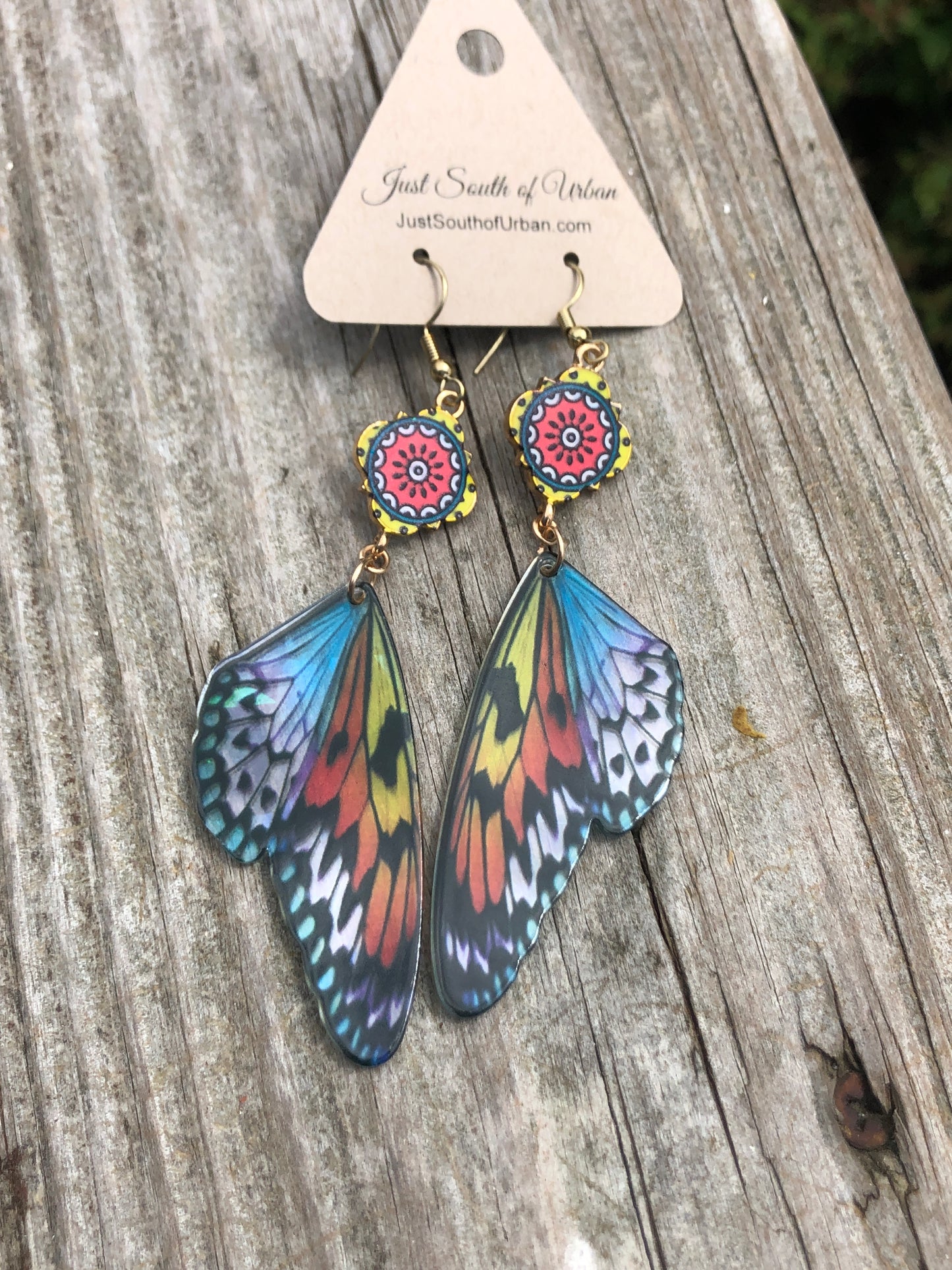 Butterfly Wing Earrings, Choose from 5 Styles