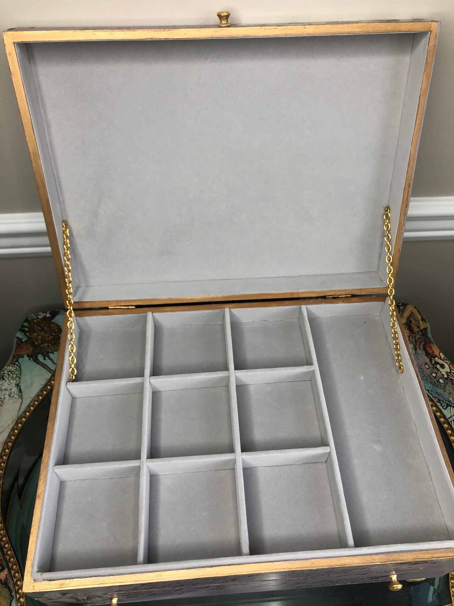 Romantic Dreams, Vintage Floral Jewelry Box