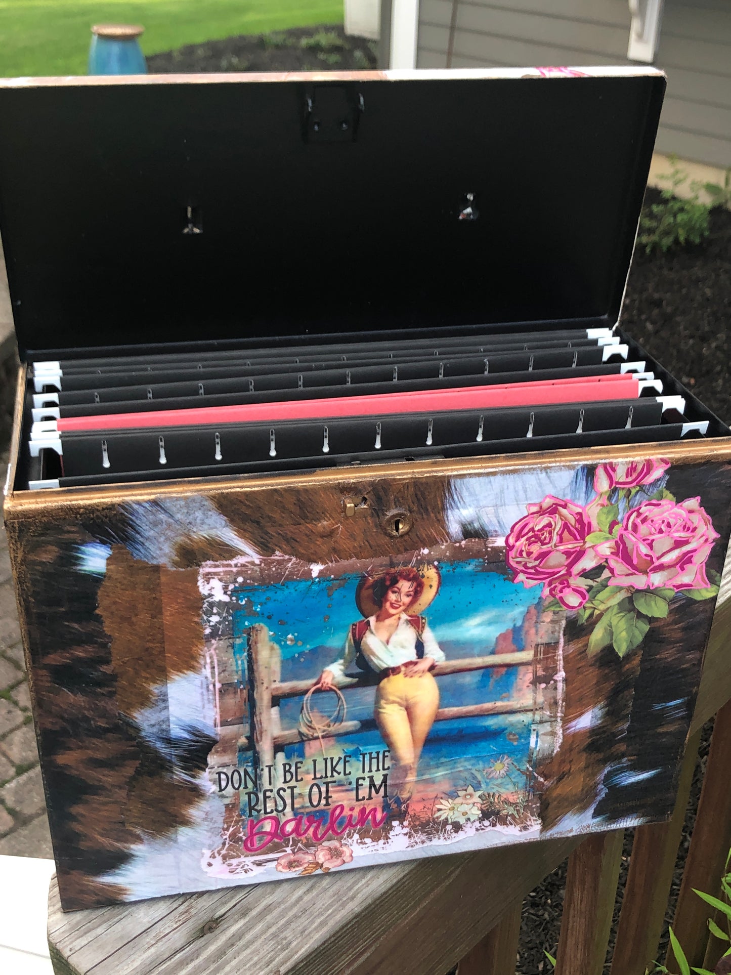 Cowgirl File Cabinet