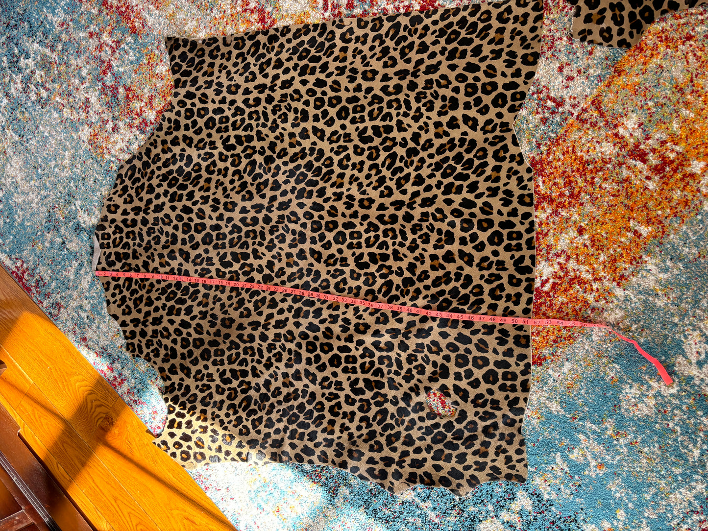Cheetah Print Cowhide, High Quality Remnants Originally Used to make Purses