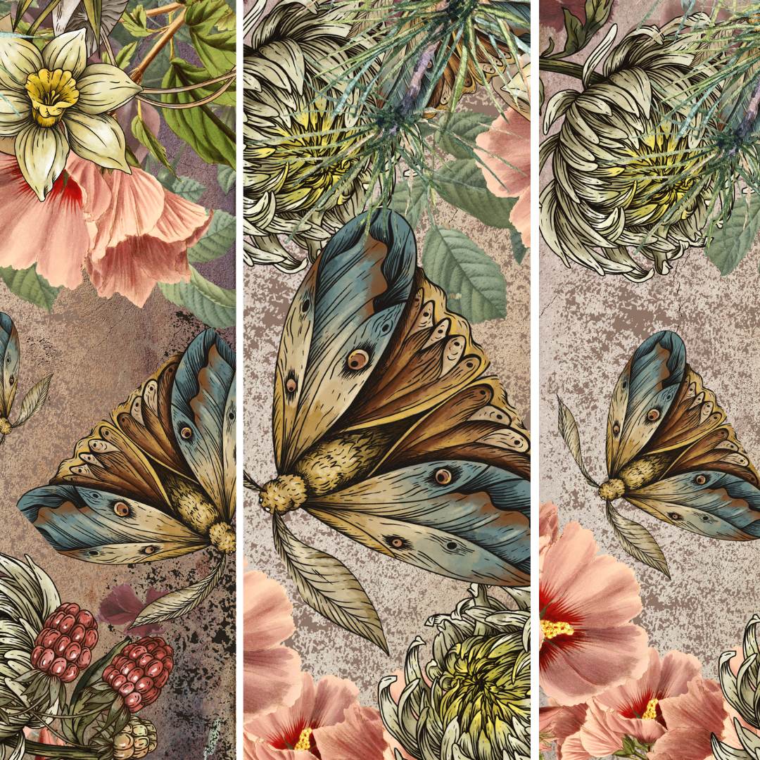BIG MOFF, Made by Marley, Decoupage Papers, Set of 3 Sheets