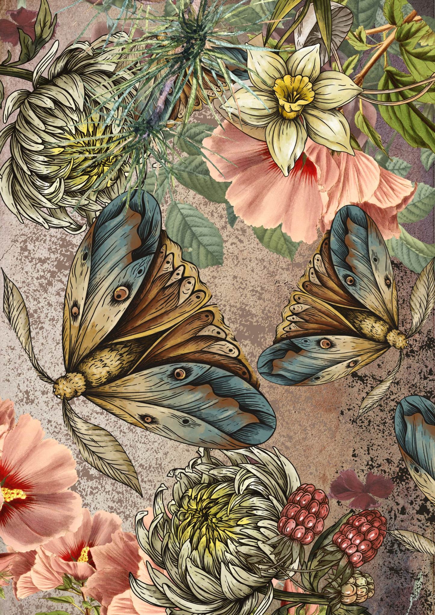 BIG MOFF, Made by Marley, Decoupage Papers, Set of 3 Sheets