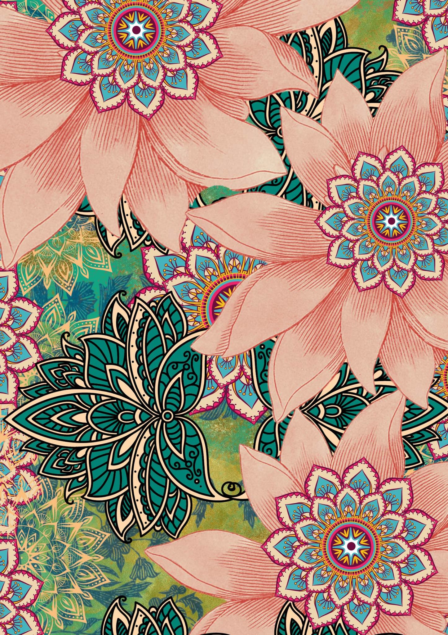 JUST PEACHY, Made by Marley, Decoupage Papers, Set of 3 Sheets