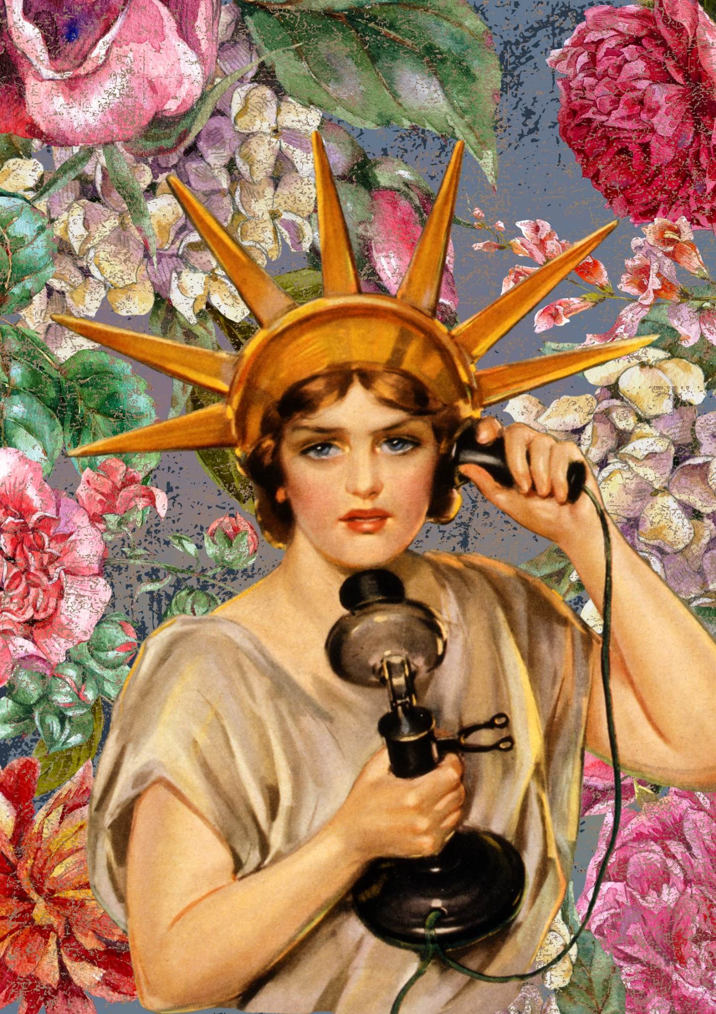 LIBERTY, Made by Marley, Decoupage Papers, Set of 3 Sheets