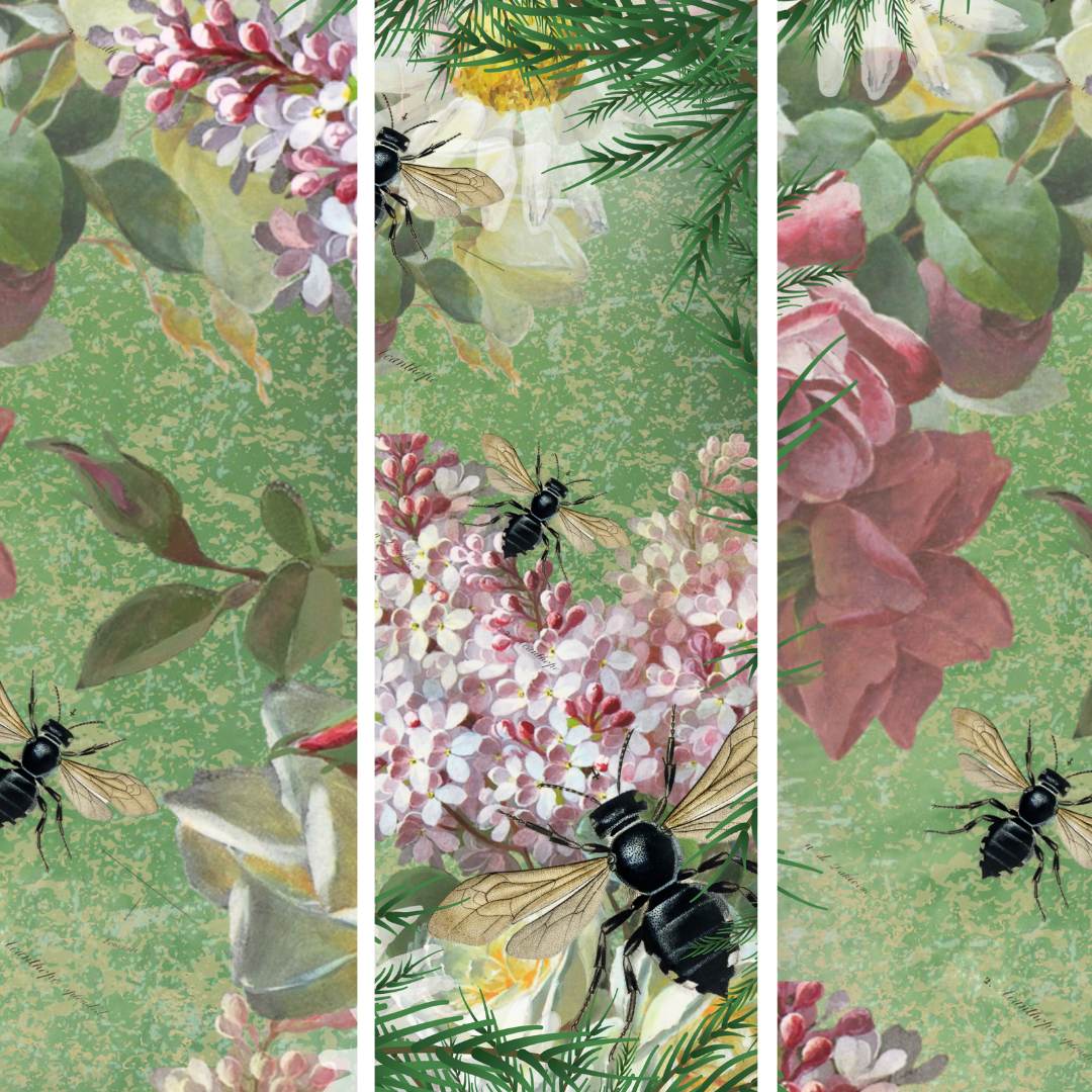 SHOE FLY, Made by Marley, Decoupage Papers, Set of 3 Sheets
