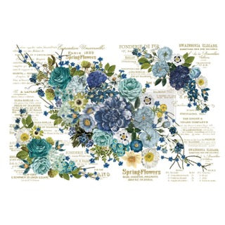 COSMIC ROSES, LARGE Furniture Transfer Decal by Re-Design with Prima, 40 x 30″, Cut into 3 sheets