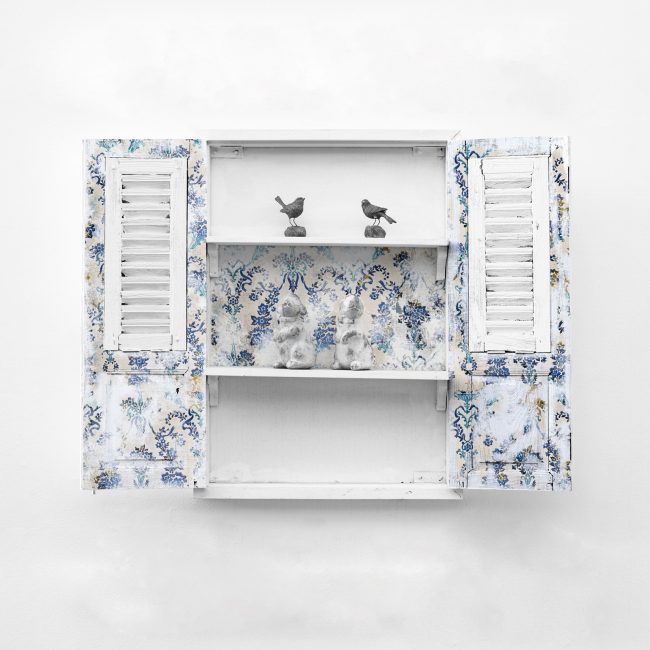 Cobalt Flourish, Decoupage Fiber Paper, Re-design with Prima, – 1 SHEET, 19" x 30"