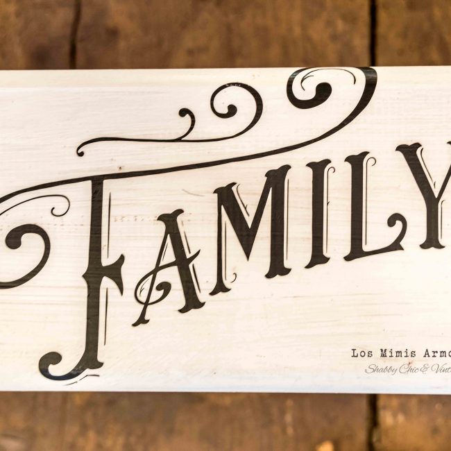 Family Heirlooms, Furniture Transfer Decal by Re-Design with Prima, 24″X35″, CUT INTO 2 SHEETS