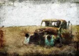Abandoned Rusty Truck, Decoupage Queen Fiber Paper Size A3