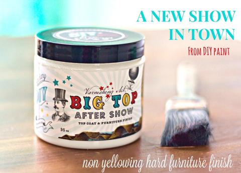 DIY Paint TOP COAT Big Top Plastic Free Paint, Non Toxic, No VOC's