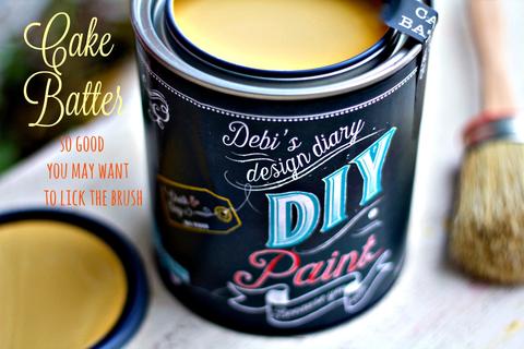 DIY Paint Cake Batter Plastic Free Paint, Non Toxic, No VOC's