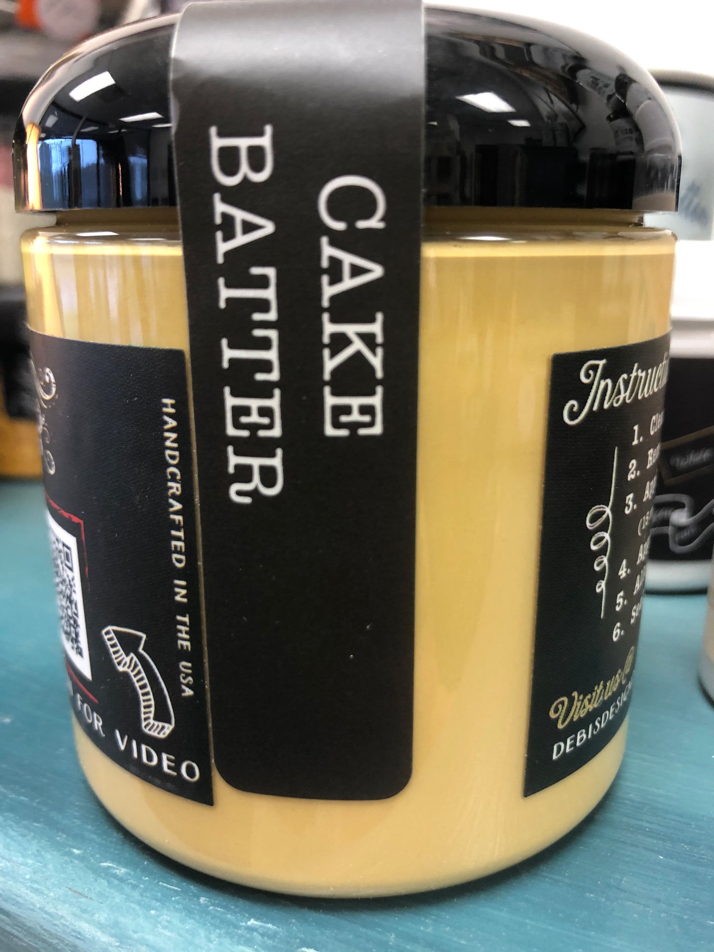DIY Paint Cake Batter Plastic Free Paint, Non Toxic, No VOC's