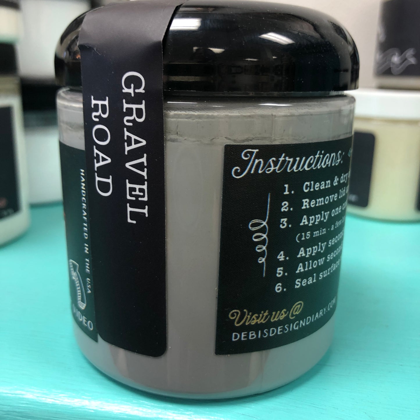 DIY Paint Gravel Road