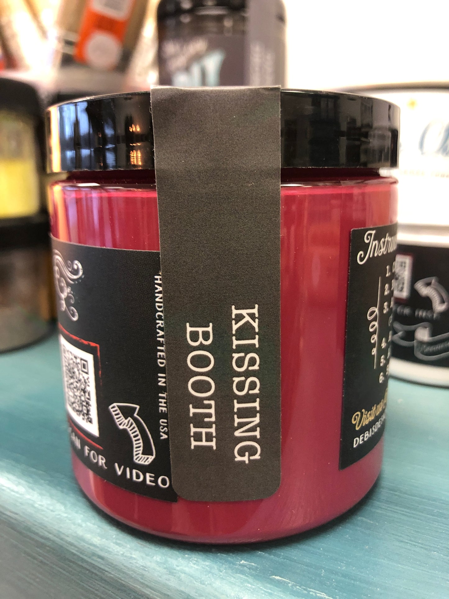 DIY Paint Kissing Booth Plastic Free Paint, Non Toxic, No VOC's