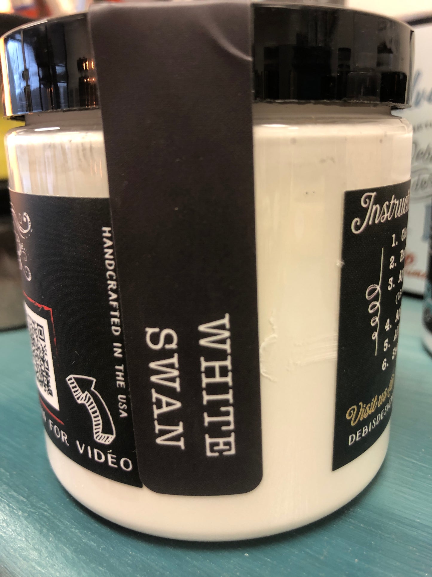 DIY Paint White Swan