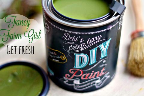 DIY Paint Fancy Farm Girl Plastic Free Paint, Non Toxic, No VOC's