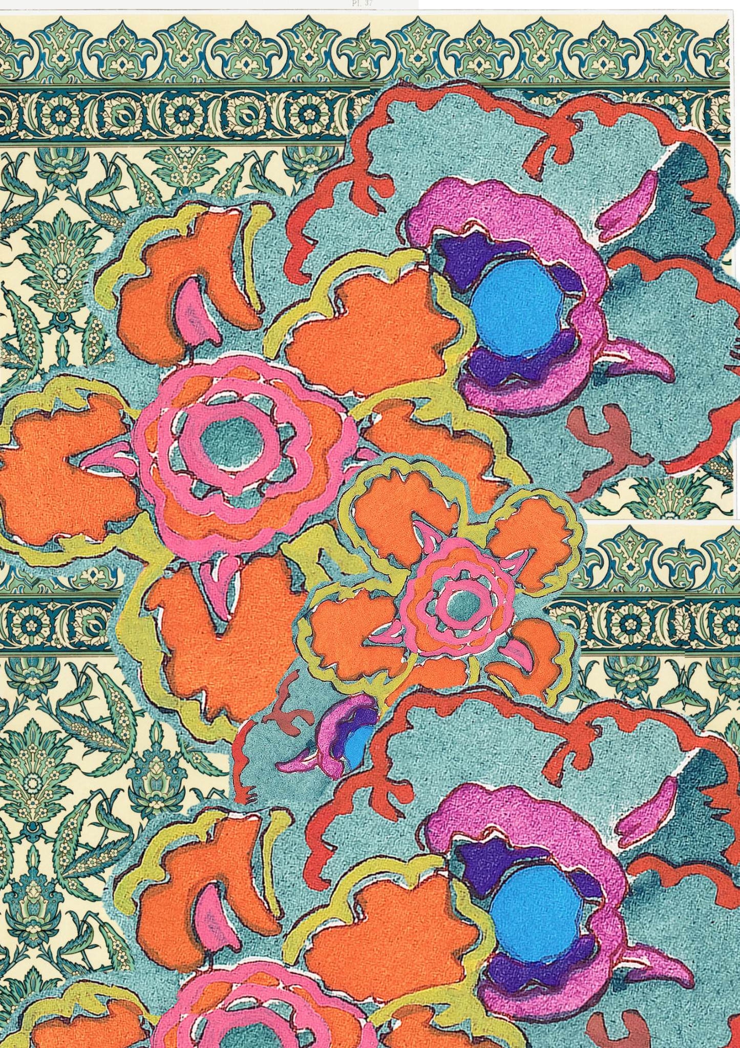 Edgy Floral - Made by Marley, Decoupage Paper