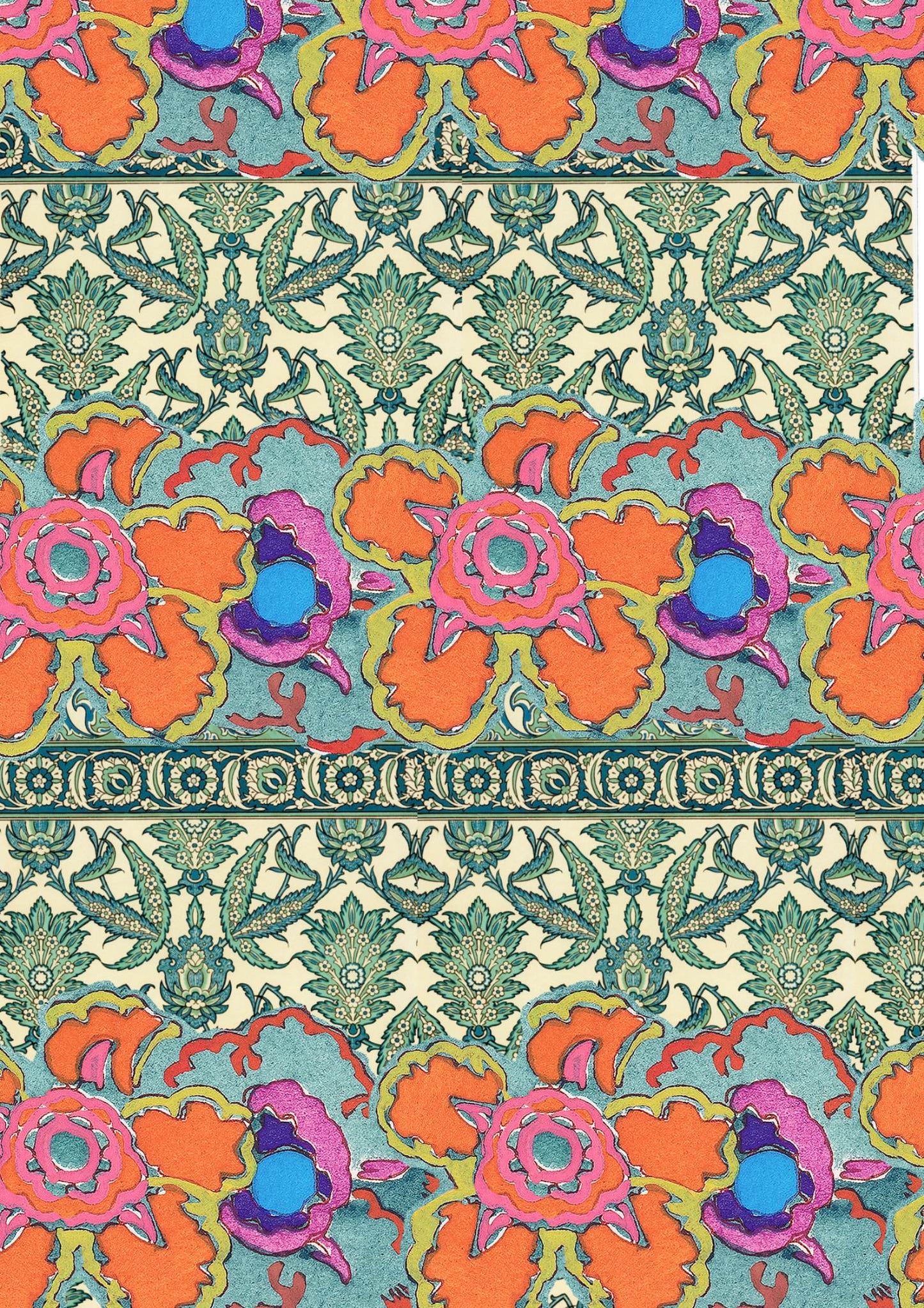 Edgy Floral - Made by Marley, Decoupage Paper