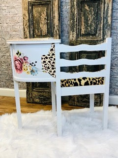 Gossip Side Telephone Table, Miss Peggy