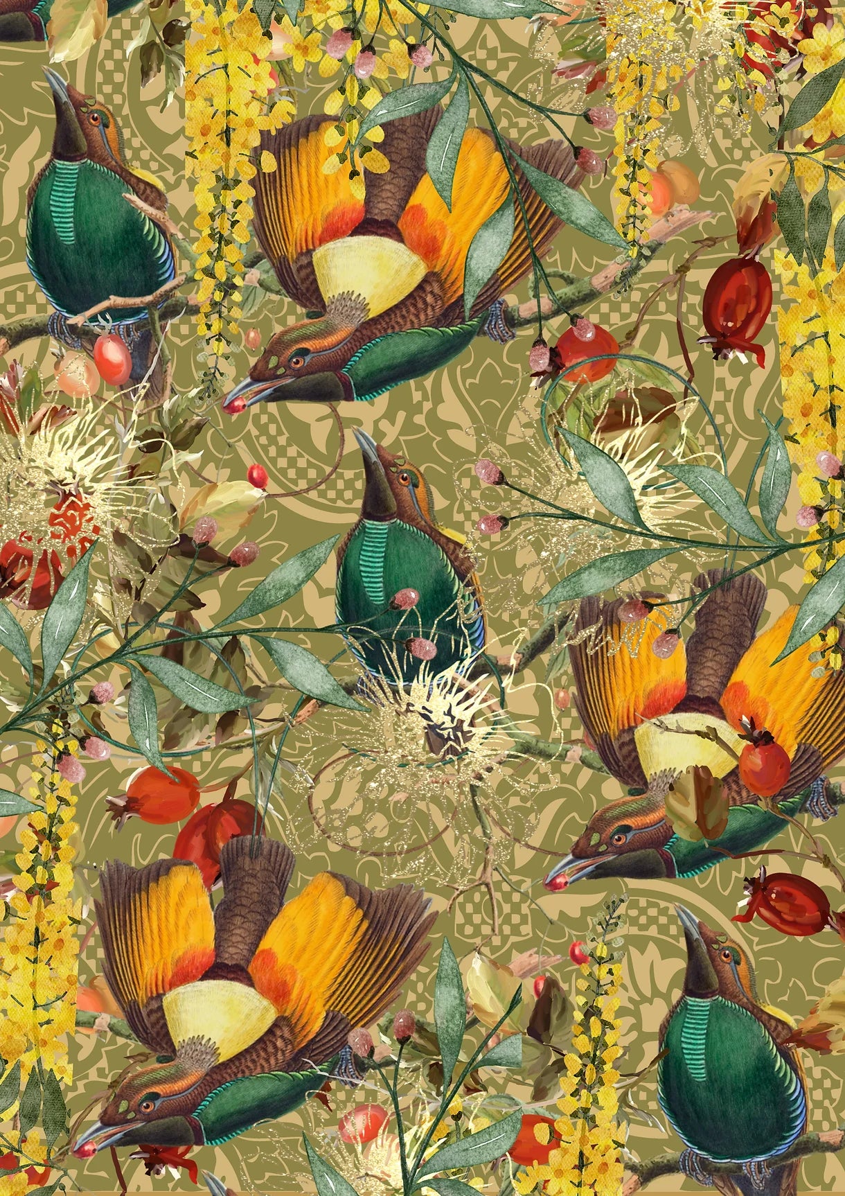 Hot Chicks - Jean, 3 QTY, Made by Marley, Decoupage Paper