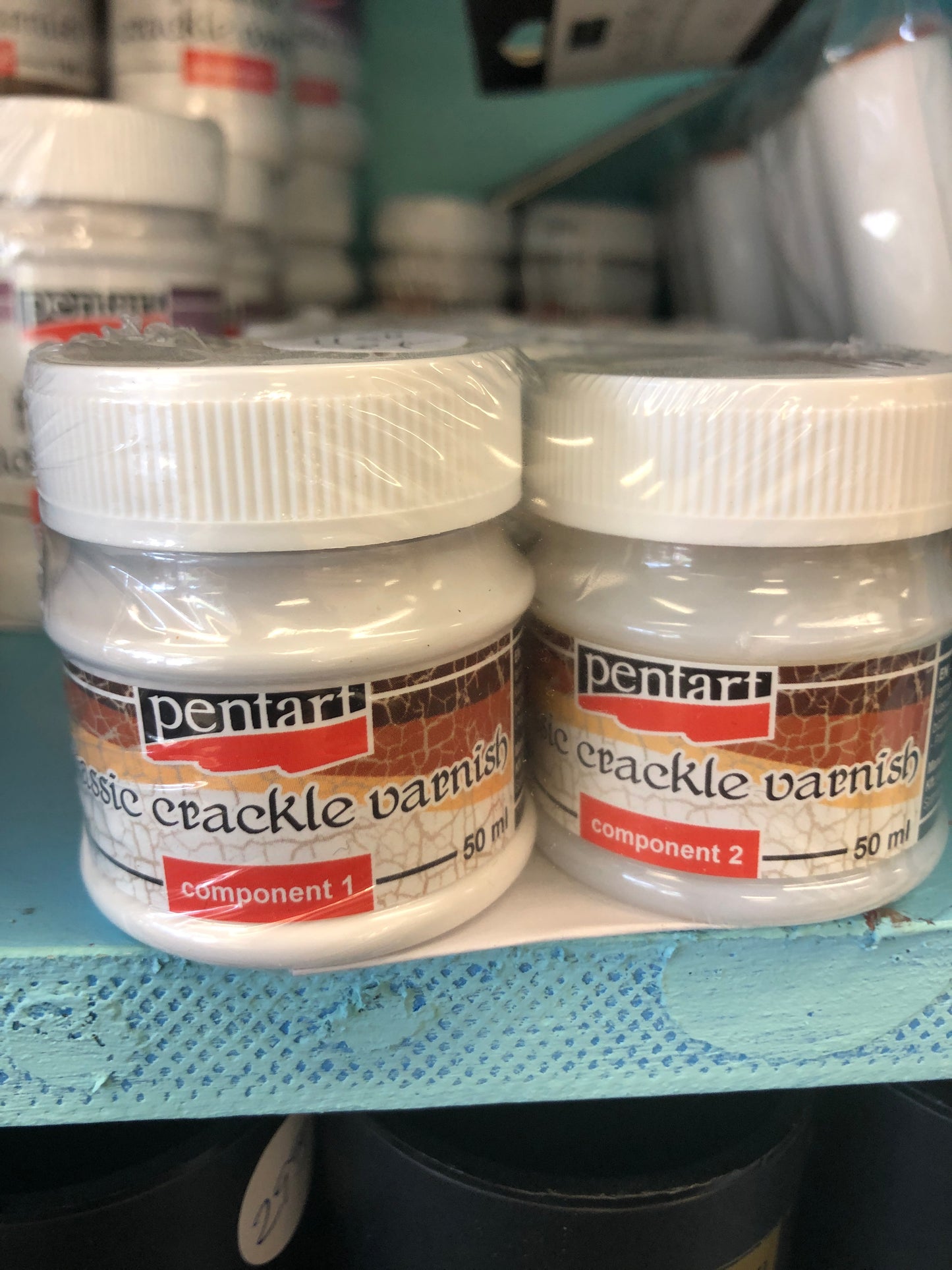 CLASSIC Cracking Varnish SET 50ml (SMALL) Pentart