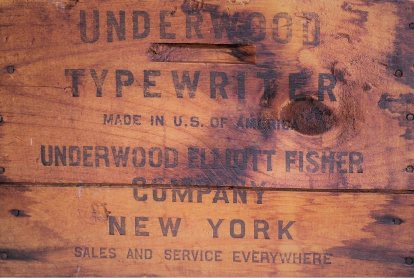 UNDERWOOD CRATE Decoupage Paper by Roycycled 20 x 30 inches