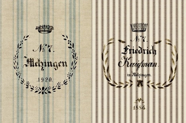 FLOUR SACKS Decoupage Paper by Roycycled 20 x 30 inches