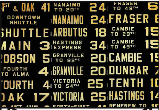 Grungy Subway Numbers Decoupage Paper by Roycycled 20 x 30 inches