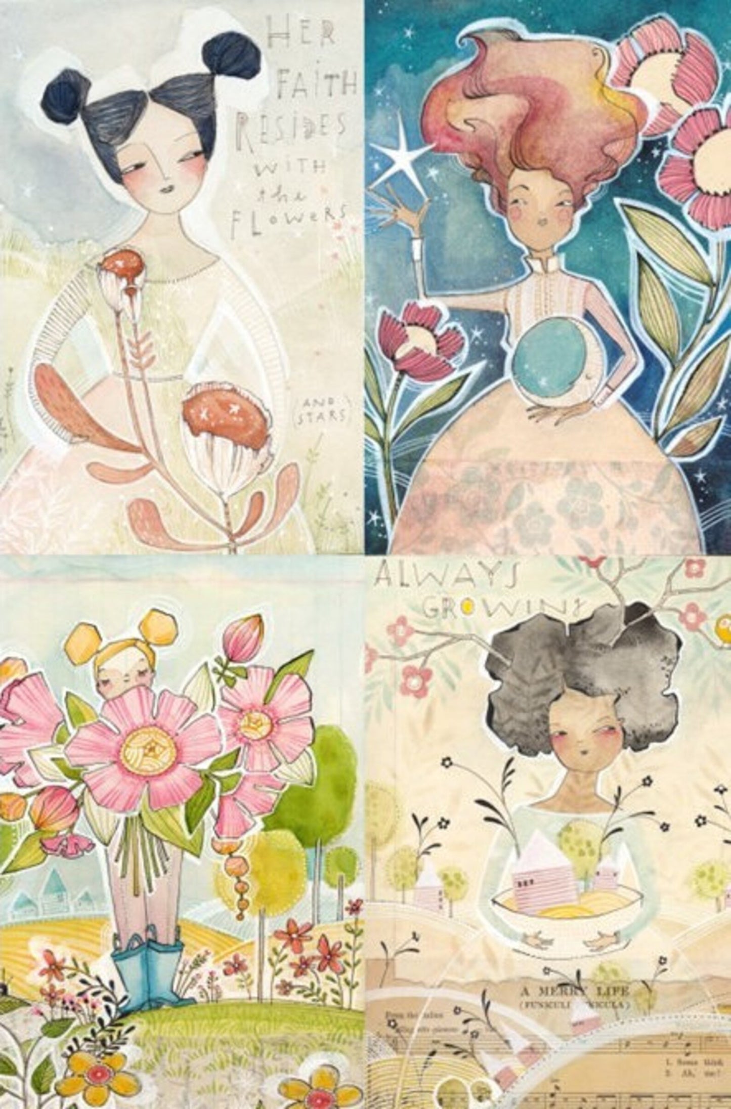 THE LADIES Decoupage Paper by Roycycled 20 x 30 inches