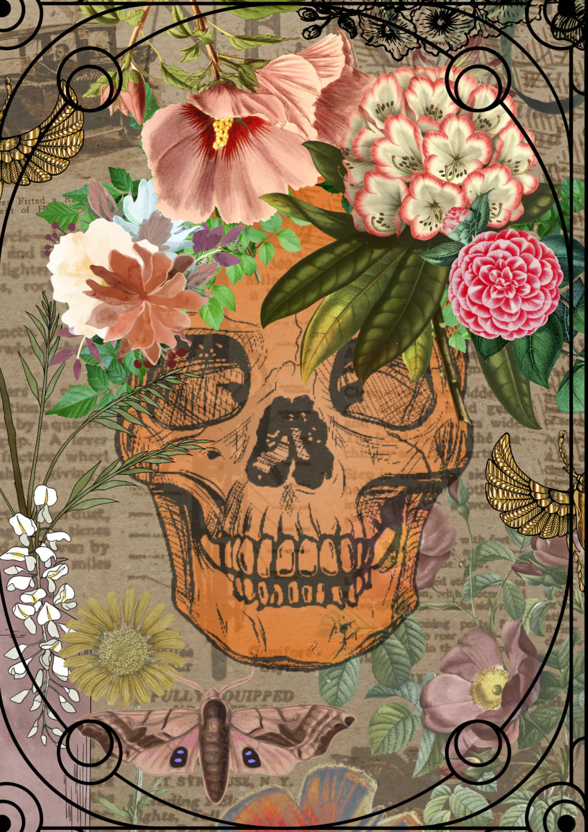 Skull Duggery, Made by Marley, Decoupage Paper