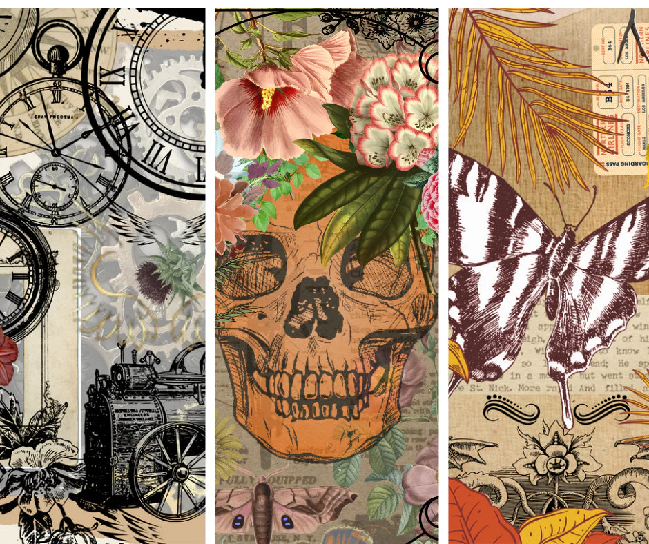 Skull Duggery, Made by Marley, Decoupage Paper