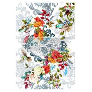 CeCe Sweet Dreaming, Furniture Transfer Decal by Re-Design with Prima, 24″X35″, CUT INTO 2 SHEETS