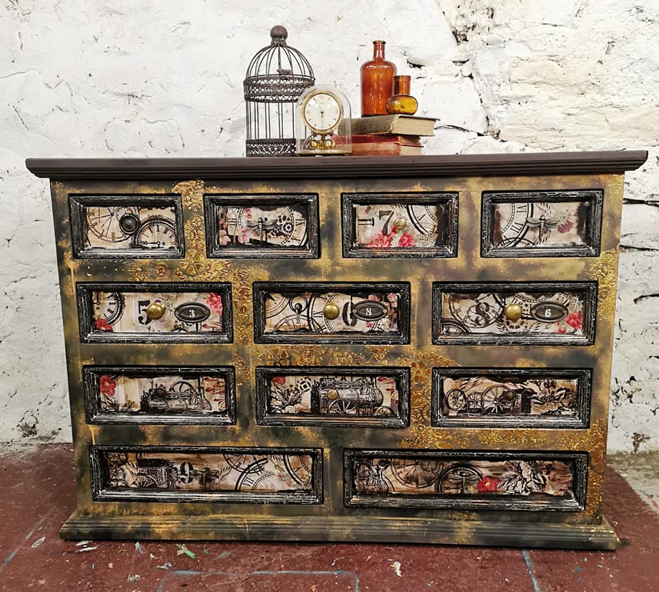 Skull Duggery, Made by Marley, Decoupage Paper