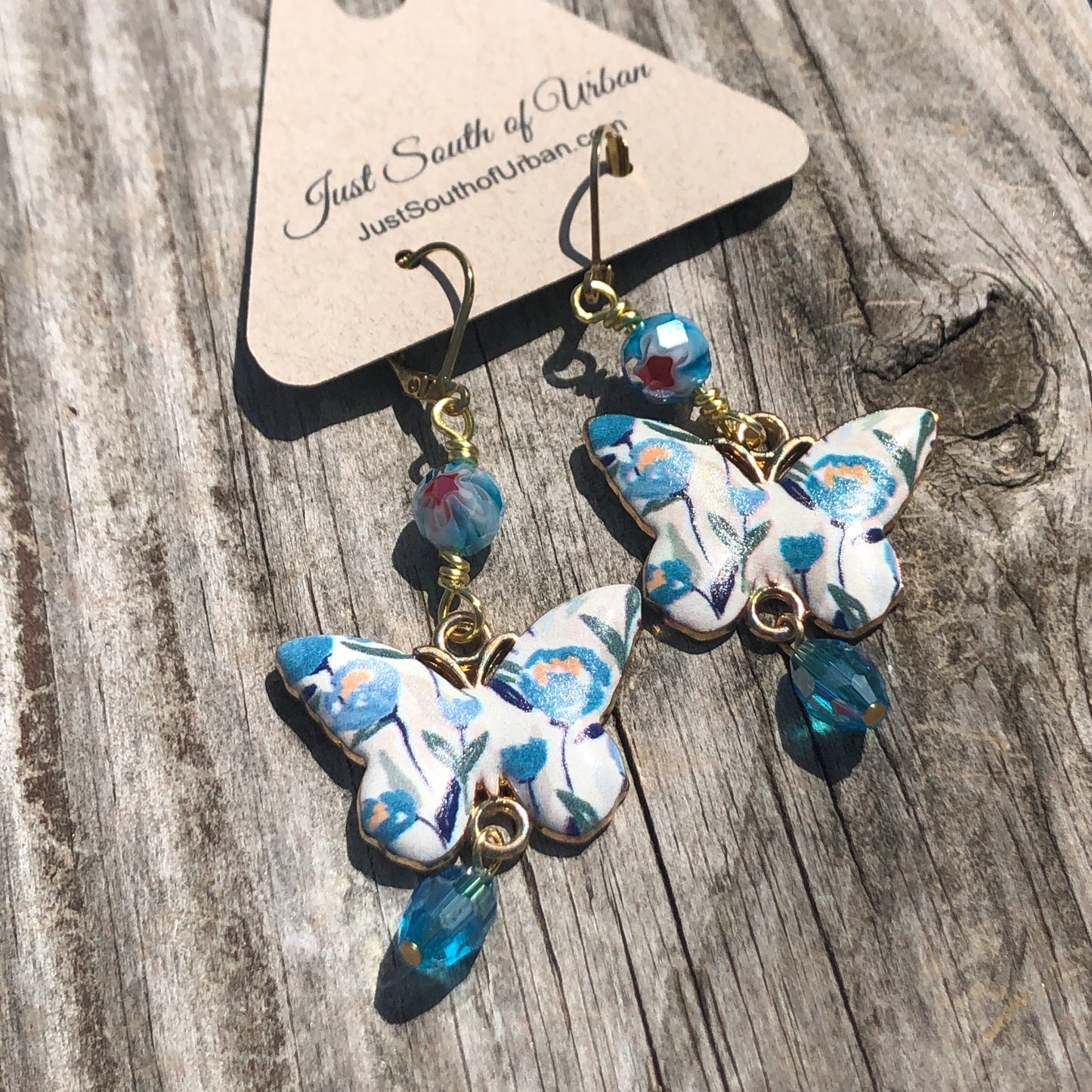 Butterfly Dangle Earrings... You CHOOSE your Favorite Styles, 7 to Choose From