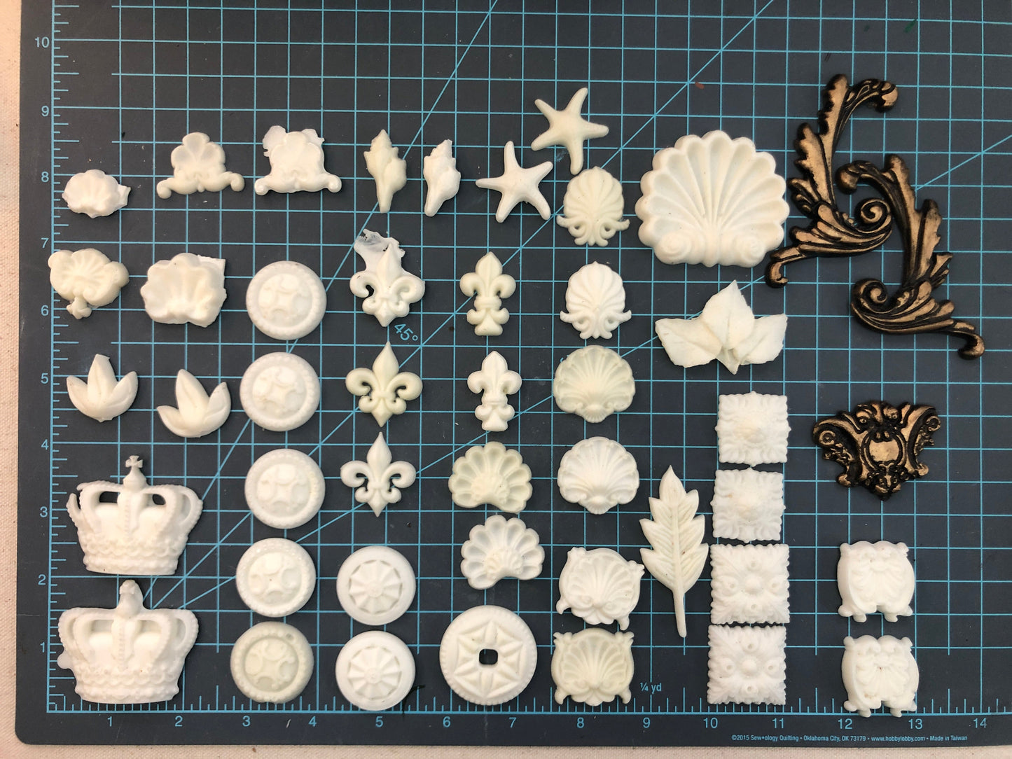 HUGE LOT of 48 Pre-Cast Moulds, Re-design with Prima and IOD