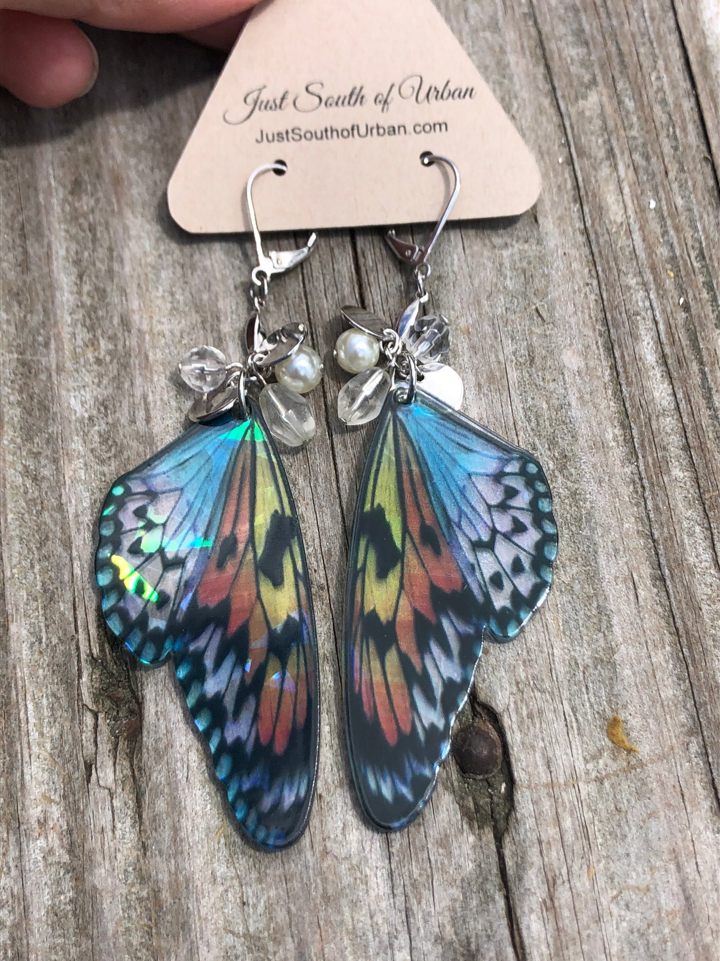 Butterfly Wing Earrings, Choose from 5 Styles