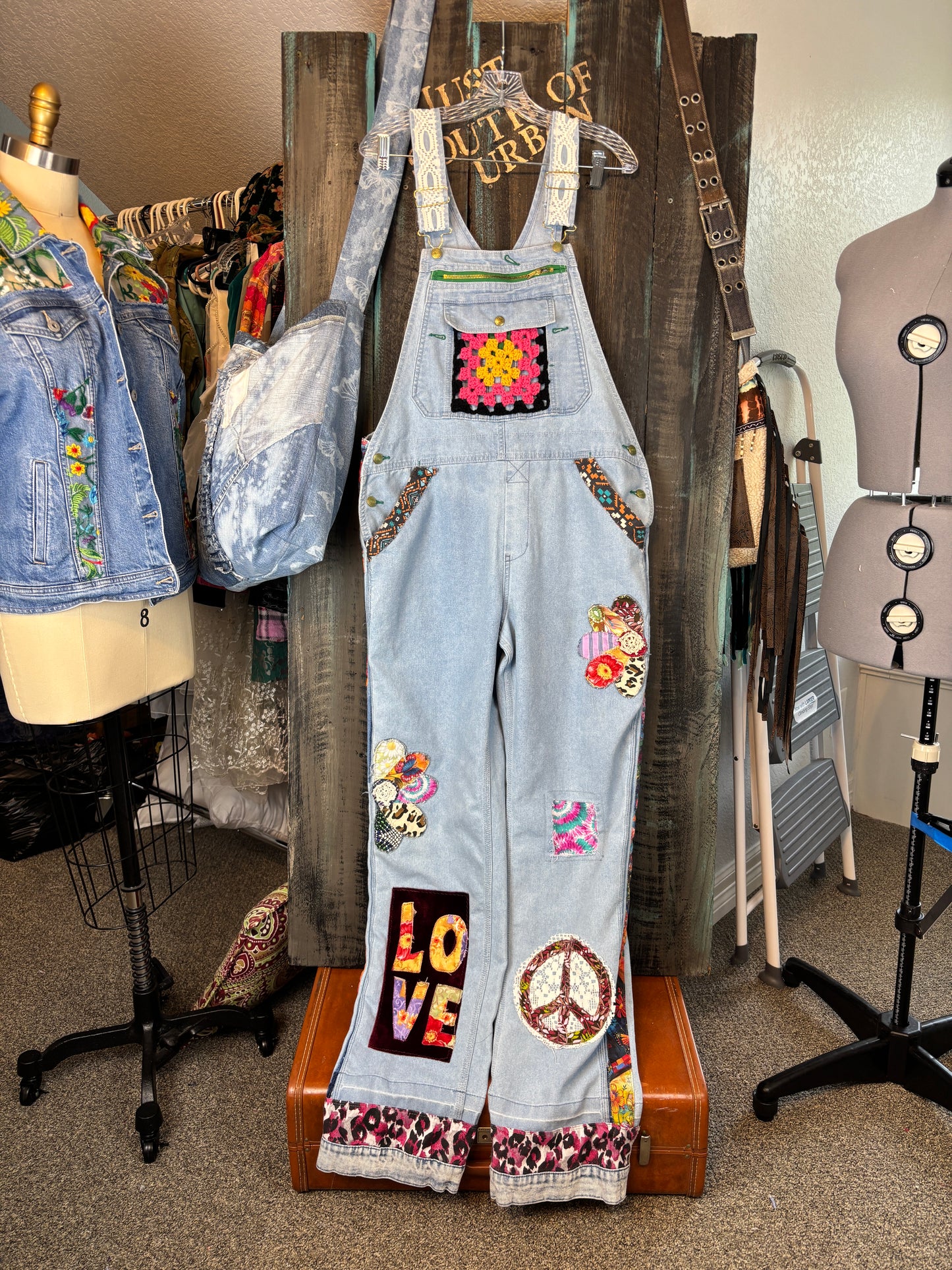 Custom Overalls of C.Carr Hippie Hippie