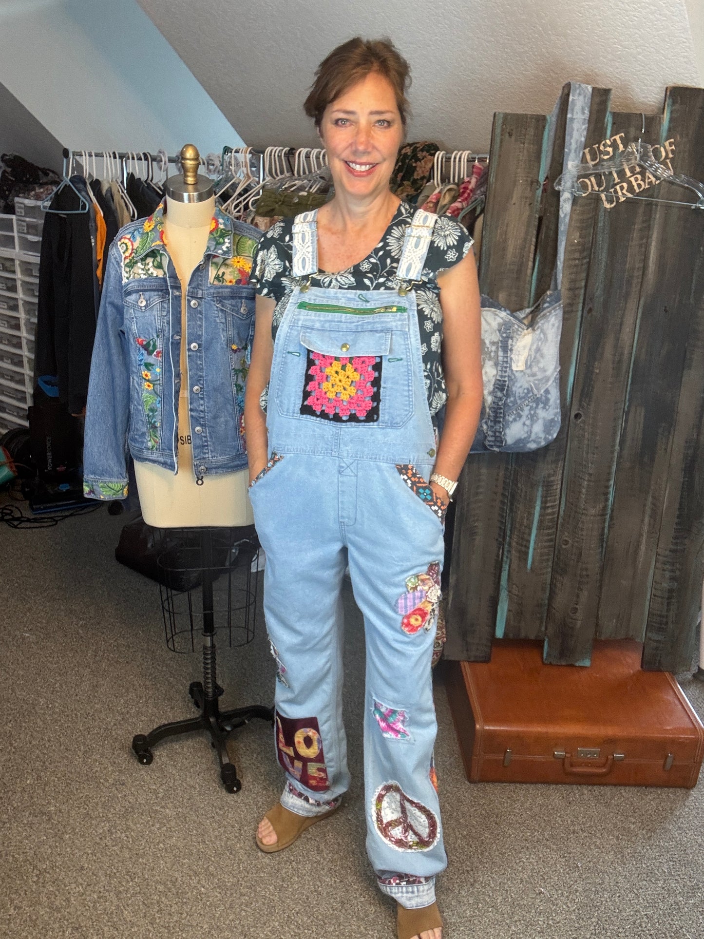Custom Overalls of C.Carr Hippie Hippie