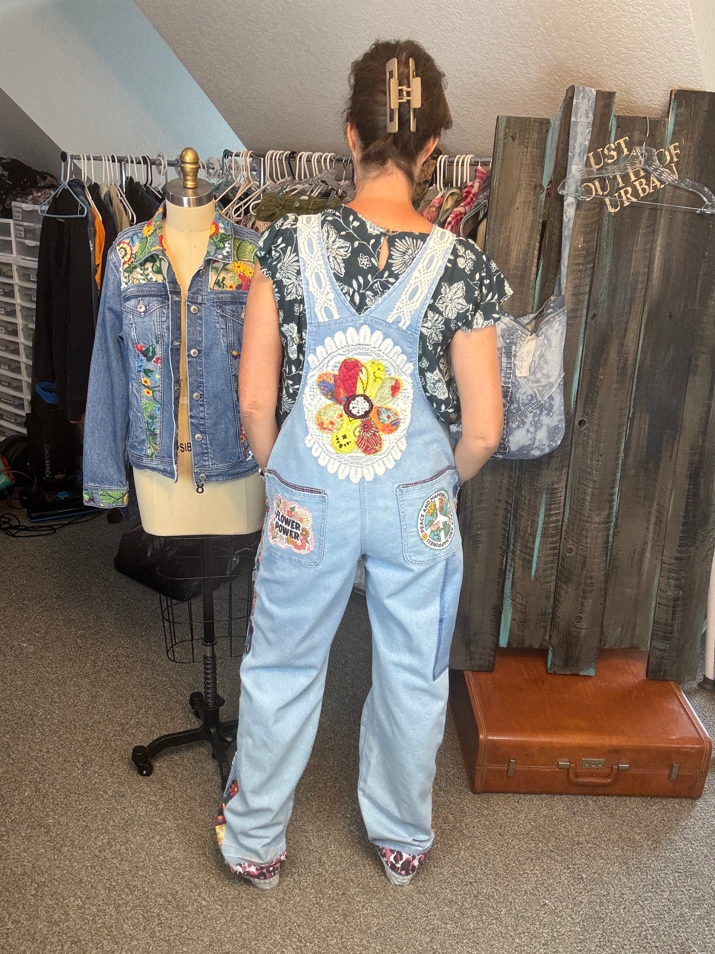 Custom Overalls of C.Carr Hippie Hippie