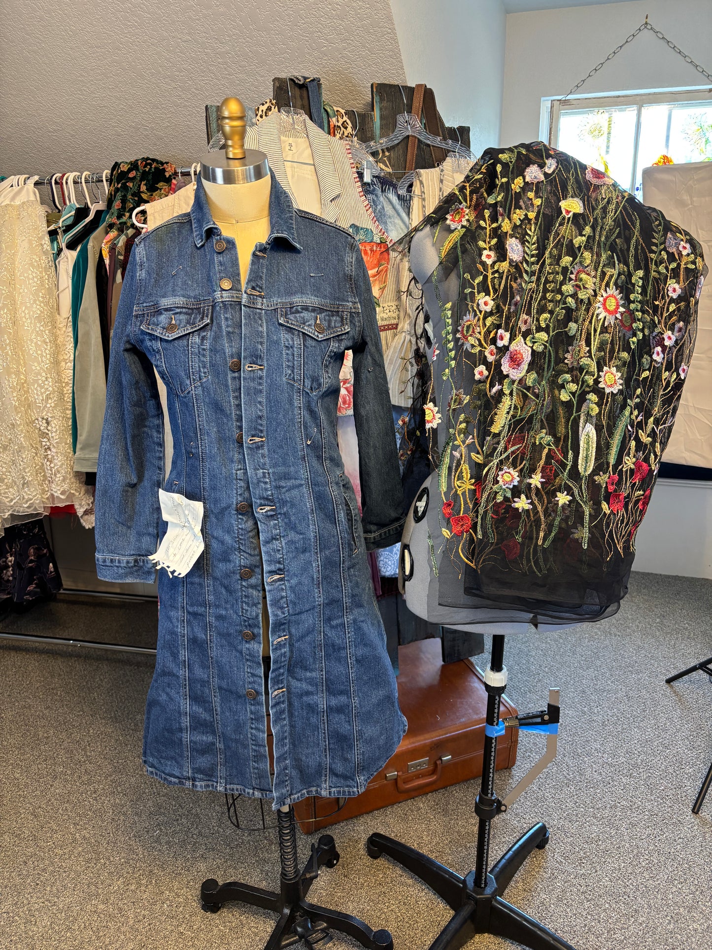 Custom Denim Jacket Up-Cycled for C. Morris
