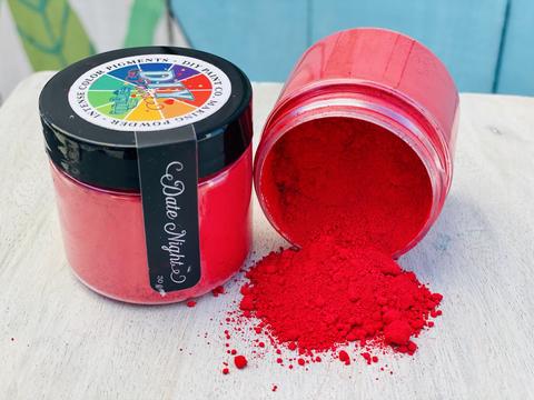 Paint Pigments, Making Powders, Date Night, Bright Red