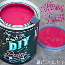 DIY Paint Kissing Booth Plastic Free Paint, Non Toxic, No VOC's