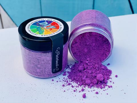 DIY Paint Pigments, Making Powders, PATCHOULI, Lavendar Color
