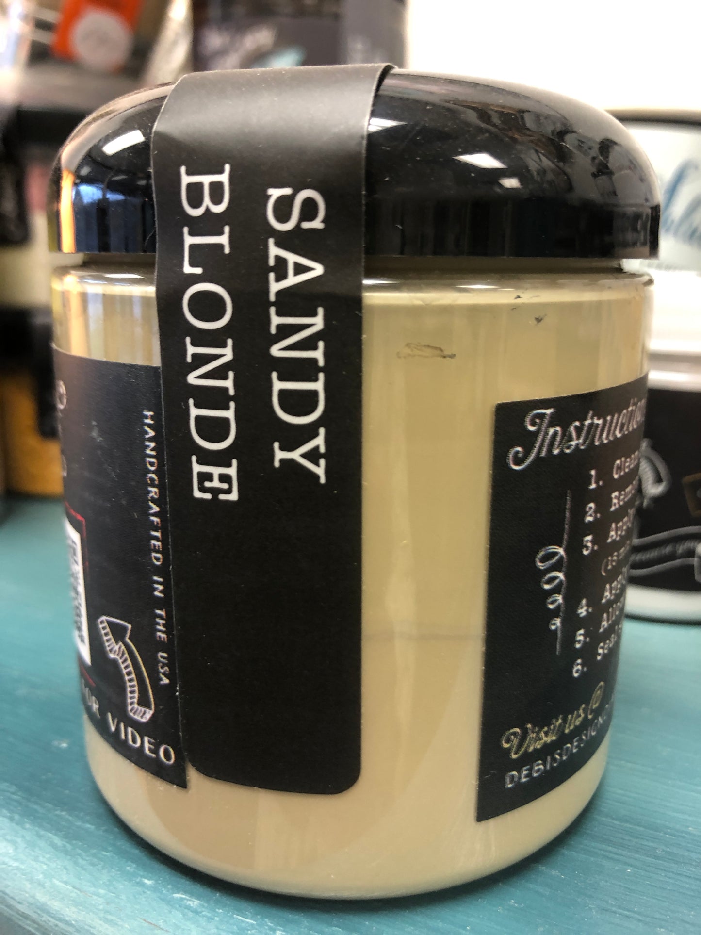 DIY Paint Sandy Blonde Plastic Free Paint, Non Toxic, No VOC's