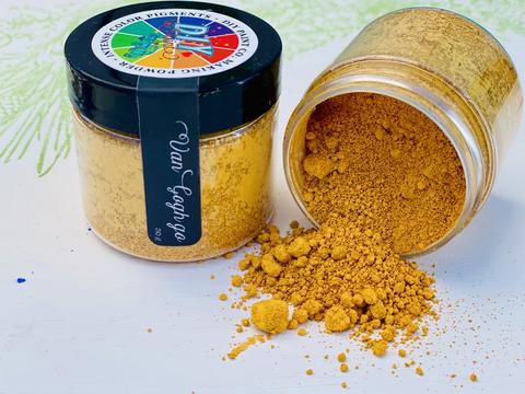 Paint Pigments, Making Powders, Van Gogh Go, Sunflower Yellow
