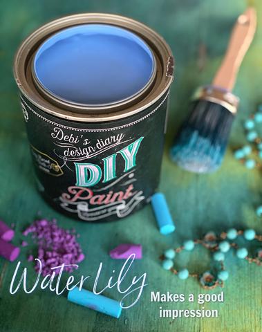DIY Paint Water Lily Plastic Free Paint, Non Toxic, No VOC's